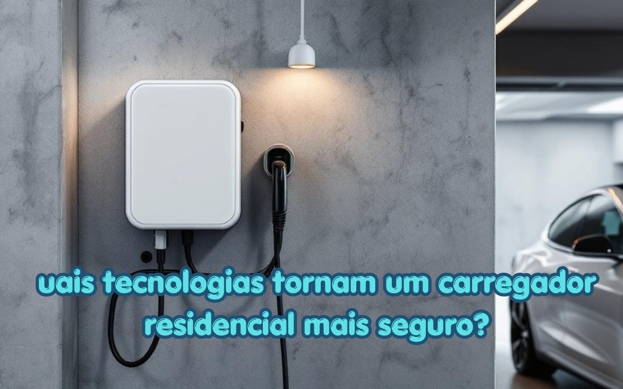 uais tecnologias tornam um carregador residencial mais seguro?